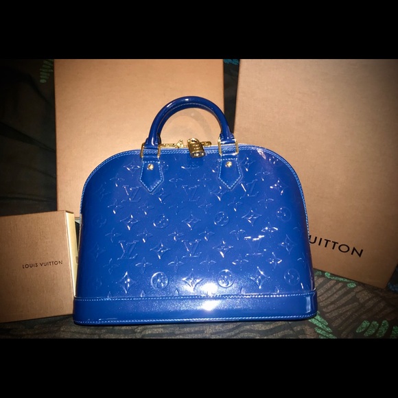 LOUIS VUITTON MONOGRAM VERNIS ALMA PM HANDBAG 👜 - Picture 3 of 13